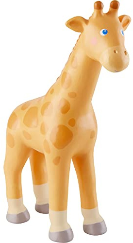 HABA 304754 - Little Friends Giraffe, Tierfigur aus strapazierfähigem Kunststoff für Lange Spielfreude, ab 3 Jahren