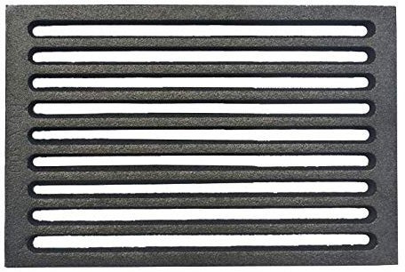 Griglia in Ghisa per Camino e Stufa a Legna e Pellet Misure 29 x 18,2 cm per Caduta Cenere e Aereazione