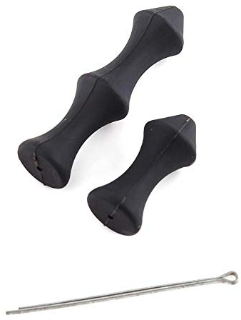 Yosoo Health Gear Bogenschutz Finger Guard Silikon, Bowstring Savers, Rollen, Soft Silicone Guard Quickshot für Recurve Bow, Bogenschnur Fingerrollen Savers Fingerschutzbogen (Schwarz)