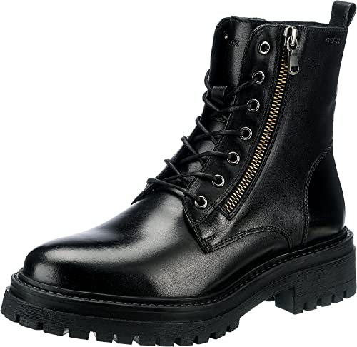 Geox Damen D Iridea Stiefeletten, Schwarz, 37 EU