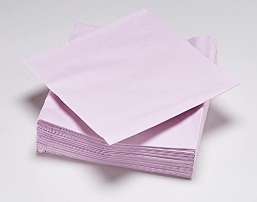 Le Nappage 50 Servietten, Wattefolie, 33 x 33 cm, 2-lagig, altrosa FSC, Zellulose, 33 x 33 cm