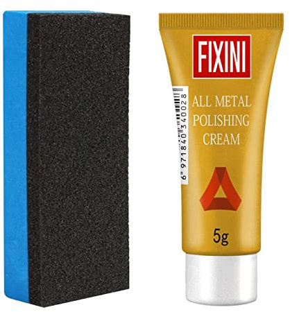 Joyivike Crema para pulir Metales, Crema para pulir Metales, Limpieza para pulir Todos los Metales, removedor óxido multifunción para Acero Inoxidable Aluminio Latón Cobre Oro