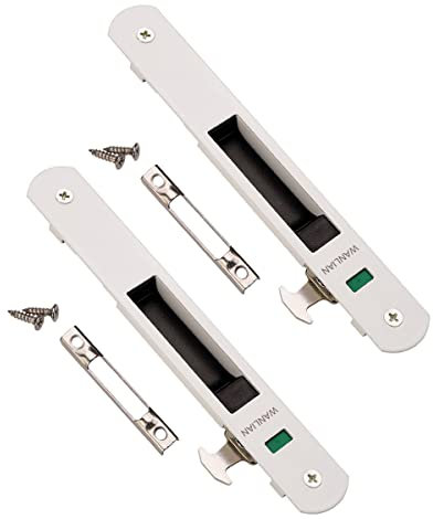 Porta Scorrevole Finestra Gancio Serratura Serratura Porta Scorrevole (Bianco 2)