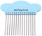 1 Stück Cloud Paper Quilling Kamm Werkzeug DIY Paper Craft Tool Accessory Supply, 15 Pins blau