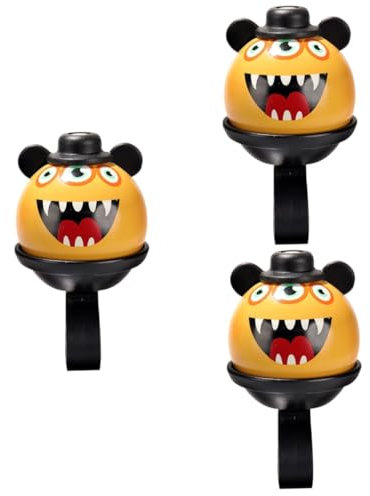 Amosfun 3stücke Fahrradklingel Für Junge Mädchen Cartoon-Muster Verstellbar Leicht Und Robust Geeignet Für Laufräder Und Kinderfahrräder Coole Fahrradglocke Für Mädchen Und Jungen