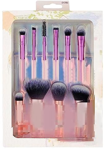 10PCS Travel Fantasy Mini Brush Kit, Mini Makeup Brush Set Portable Travel Cosmetic Brushes Kit for Convenient Makeup Tools