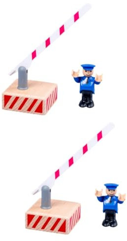 HONMEET 2sätze Lernspielzeug Holz Straßenblock Modell Spielzeug Für Kreative Rollenspiele Und Verkehrserziehung Teiliges Mit Lebhaften Farben Und Sicherem Material