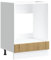 vidaXL Oven Cabinet Lucca - Artisan Oak Engineered Wood - Spacious Kitchen Storage Unit with Adjustable Feet - 60x46x81.5 cm