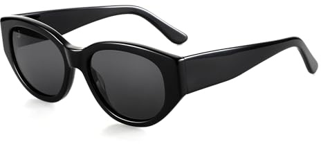 ZENOTTIC Polarized Sunglasses Women Trendy: Classic Sun Glasses Ladies Cateye Frame - Retro Cute Shades UV400 Protection