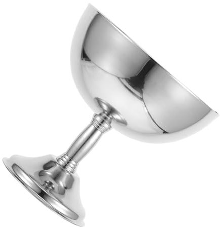 Ciieeo Ciotola Rotonda Acciaio Inossidabile Per Dessert e Insalate Elegante e Multifunzionale Perfetta Per Feste e Occasioni Speciali