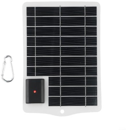 2Pcs Solar Power Bank 3.5W5V, Waterproof Outdoor Portable USB Battery Cell Phone Charger for Smartphones, Tablets and More, Solar Car Battery Charger & Maintainer(white)