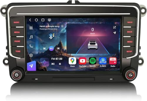 Erisin 128GB Android 16 Radio Coche para VW Touran Golf 5 Passat Polo 6R