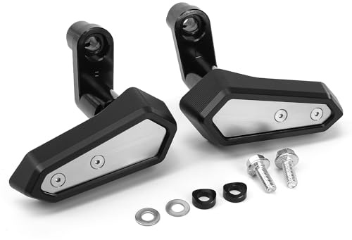 Replacement for Kawasaki Ninja Z500/Z500 SE/NINJA500/NINJA500 SE/Eliminator 500 (2024-2026) Frame Protector Crash Slider - Anti-Fall Block Side Protection Body Engine Guard Cover (Silvery)