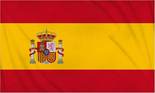 Bandera de España 145cm x 90cm XXL con Escudo Nacional