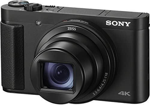 Sony DSC-HX99 Compact Digital Camera 18.2 Megapixel, with 24-720 mm Zoom, 4K and Touchpad – Black (Renewed)