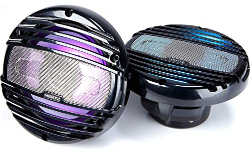 Hertz HMX 6.5-LD-TC | Altoparlante coassiale marino, 16 cm, colore nero | RGB LED