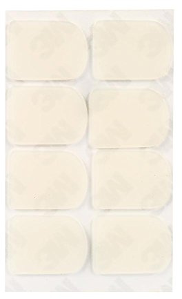 Tyenaza Saxophon Gummi, 8 Stück Sax Mundstück Patch Pad für Sopran Alt Tenor Saxophon Klarinette(0.3mm Small Circle -Weiß)