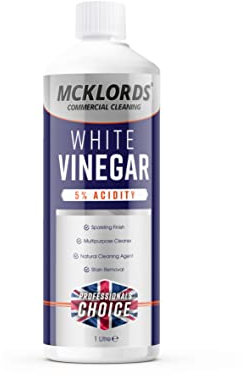 McKLords Commercial - White Vinegar - 5% Acidity | Multi Surface Cleaner - 1 Litre