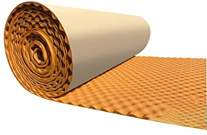 HARICSET 2cm Dick Schalldämmung Akustikschaumstoff Noppenschaumstoff Akustik Schaumstoff Ideal für Tonstudio,Fernsehzimmer,Kinderzimmer,Büro und Podcast(Color:Orange)