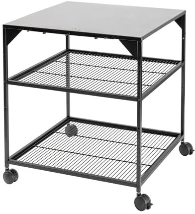 Witt Tavolo da pizza professionale con piano in acciaio inox e ruote bloccabili – compatibile con forni a gas per pizza all'aperto per cucinare senza sforzo.