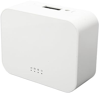 ciciglow Tragbarer 4G-LTE-WLAN-Router, Dualband 2,4G 5G-WLAN, Unterstützt 10 Benutzer, Nano-SIM-Kartensteckplatz, Geeignet für Europa, Asien, Afrika (EU-Stecker)