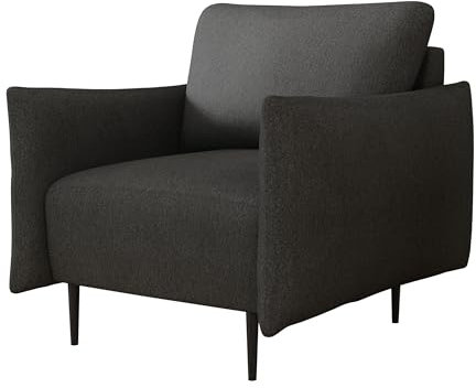 Mirjan24 Sessel Larow, Polstersessel mit schmale Armlehne Relaxsessel Ohrensessel Hochwertiges Armsessel Einzelsessel Loungesessel (Velo 636)