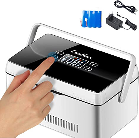 Borsa Termica per Insulina Frigorifero per insulina Contenitore per frigorifero per insulina Custodia da viaggio per insulina Frigoriferi Frigorifero 2-8 ℃ Custodia di refrigerazione per aut