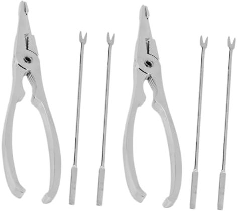 COLLBATH 1satz Edelstahl Krabbenwerkzeug Teilig Hochwertige Krabbenknacker Und Meeresfrüchte-gabeln Ergonomisch Und Wiederverwendbar Für Krabben Und Nüsse Silberfarben