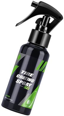 Tire Shine Coating Spray - Car Tire Polish - Tire Dressing Spray, Car Tire Cleaner, Tire Coating Agent for Automotive Tire Care, Long Lasting Shine for, RVs, Trucks