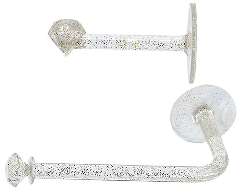 PRETYZOOM 2 Stück Haargummi Aufbewahrungshaken mit Spurenlosen Klebestickern Wand Haargummihalter für Einfaches Organisieren von Haaraccessoires in Küche und Arbeitszimmer