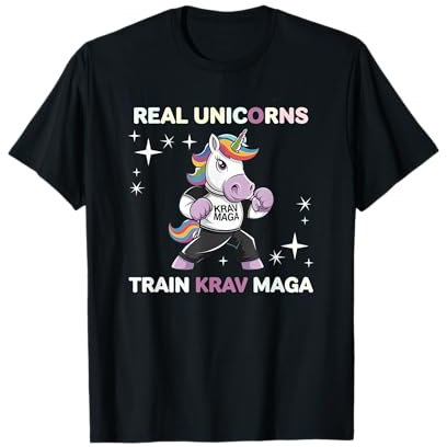 Lustiges Krav Maga Girl- Lustiges Kampfsport Einhorn T-Shirt