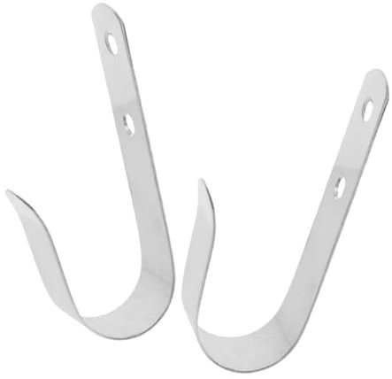 KITANDOVE 2 Piezas de Soporte para Aro Salvavidas Ganchos de Acero Inoxidable para Marinos Gancho para Muelle Gancho para Cerca de Piscina Almacenamiento Multiusos para Aro Salvavidas