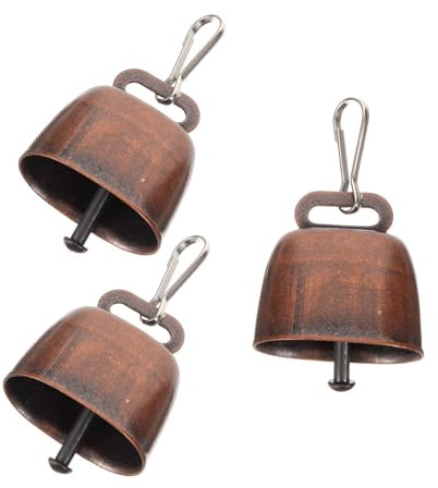 Gadpiparty Kuhglocken Anhänger Aus Laute Weideglocke Für Kühe Pferde Schafe Viehglocke Als Alarmglocke Zur Verlustvermeidung Klare Klingelton Robustes Metall Design