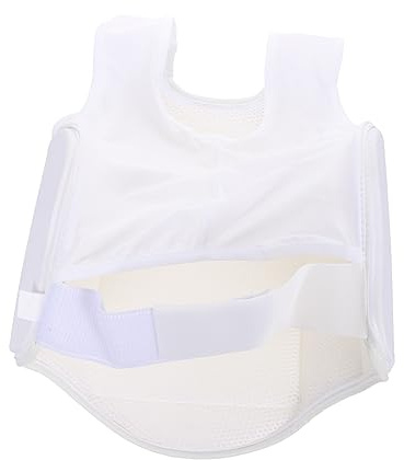 INOOMP Gilet De Protection De Boxe pour Garçon Et Filles m en Polyester Respirant, Protégé-Poitrine Épais Pression Élastique, Adapté Kickboxing Et Entraînement De Karaté