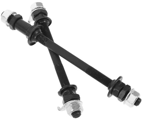 Milisten Perno per Bicicletta Sgancio Rapido Kit Perno Mozzo Anteriore e Posteriore Accessori in Acciaio per Ruote da Ciclismo su Strada e Montagna