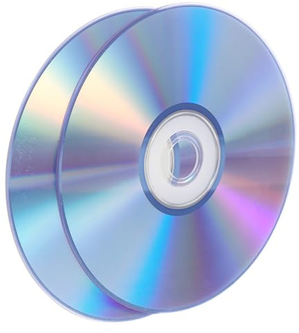 ANDRESLAD 2 Piezas Discos CD-r Grabables Unidades Discos CD Vírgenes para Grabar Música y Datos Calidad Profesional para Audio Digital para Hogar Estudio y Negocio Preservación Segura de