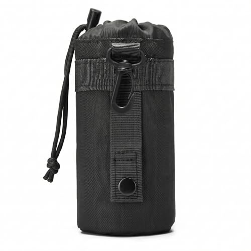 Ocorex Borsa per Borraccia Molle Tattico Militare Porta Bottiglia 550ml in Nylon 600D Custodia con Tracolla e Coulisse per Sport Outdoor Ciclismo Trekking Campeggio ed Escursionismo