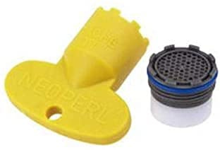 Kit aérateur pour robinet escamotable avec clé 16 x 1 m, mousseur et filtre.