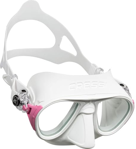 Cressi Calibro Low-volume Two-lens Dive Mask WHE/PK