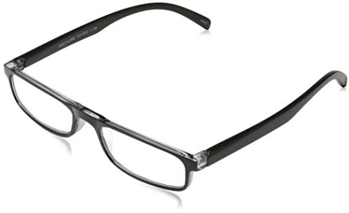 I NEED YOU HALF-LINE, G31000, Kunststoffbrille mit Federtechnik, schwarz, +1.5 Dioptrien | Kunststoffbrille mit Federtechnik im Half-Line-Design, robust und alltagstauglich für angenehmes tägliches Lesen im Alltag