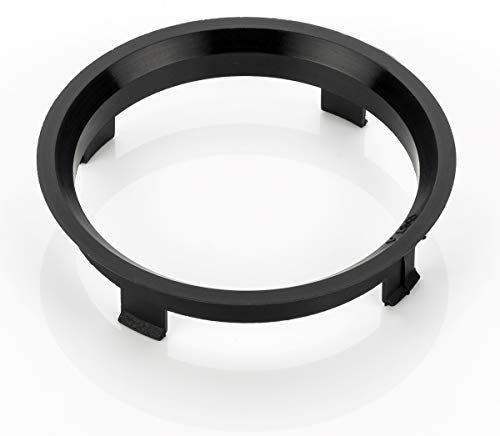 LST 4x Zentrierringe Distanzringe Schwarz für Alufelgen Ø 67,1 mm - Ø 72,6 mm