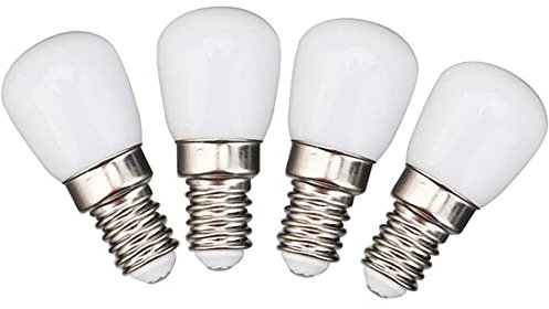 Aiwerttes 4PCS E14 LED Glühbirne für Kühlschrank 3W 220V SMD 2700K Warmweiß Äquivalent zu 30W Halogenbirne Mini Kühlschrank LED Nachtlichter Birne [Energieklasse A+]
