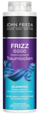 John Frieda Traumlocken Shampoo - Vorteilsgröße: 500 ml - Frizz Ease Serie - Haartyp: lockig, wellig, widerspenstig - Kabinettgröße