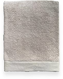 Liu jo - Set Asciugamani 1+1 Viso e Ospite Art.Lurex di Liu Jo in Spugna di puro cotone con logo ricamato Lurex (Tortora)