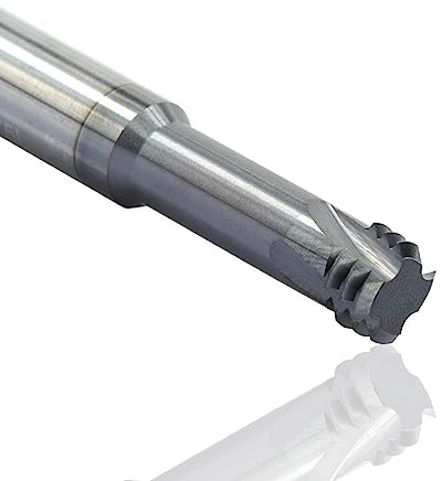 1 Pezzo M1-M12 3 Denti Metrico 60 ° Fresa Per Filettatura In Acciaio Al Tungsteno Fresa Piatta In Acciaio Al Tungsteno,M1.4 * 0.3*D4*50