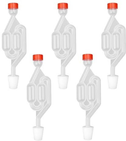 VIVIIHOO Gärröhrchen mit Stopfen, Gärspund Set Perfekt für Brauen von Bier, Wein und Fermentieren von Sauerkraut und Kimchi