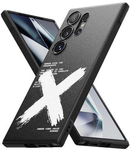 Ringke Onyx Design per Cover Galaxy S24 Ultra - X | Custodia, compatibile con la ricarica wireless, antiscivolo, sottile, leggero