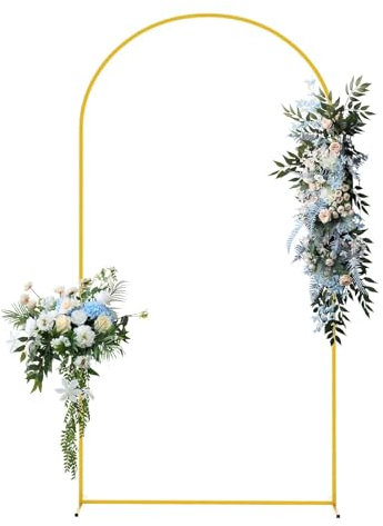 Arch Stand | Metal Arch Backdrop Stand | Portable Arch Backdrop | Personalized Decoration Sailboards Backdrops for Wedding Ceremony, Baby Shower,Birthday Party Garden Floral
