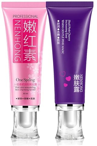 Crema Per Capezzoli - Pink Privates Intimate Area Lightening Cream | Crema Di Illuminazione Area Intima | Capezzolo E Crema Sensibile All'Illuminazione Della Pelle | 30 Ml Per Cosce Interne Del Collo