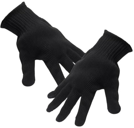 Hoement Schnittfeste Handschuhe Schutzstufe 5 Leichte Atmungsaktive Sicherheitshandschuhe aus Elastischem Material Küchen und Arbeitshandschuhe für Schneiden Austernöffnen Holzschnitzen
